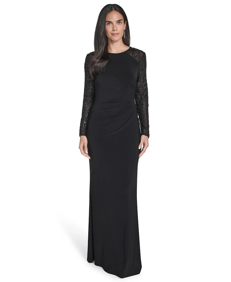 Jessica Howard Women's Raglan Sleeve Gown