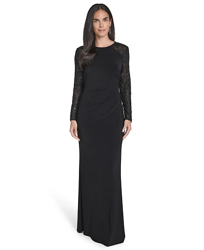 Jessica Howard Women's Raglan Sleeve Gown