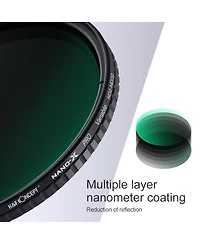 K&F Concept 82mm Nano X Cpl+Variable Fader Ndx ND2-ND32