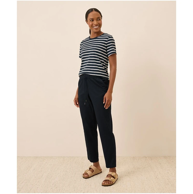 Pact Women's The Jess Roll-Up Pant Midweight Twill