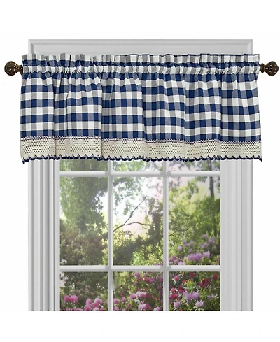 GoodGram Country Plaid Window Valance Treatment