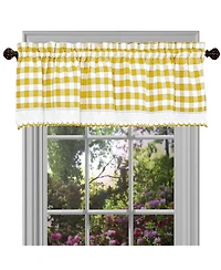 GoodGram Country Plaid Window Valance Treatment