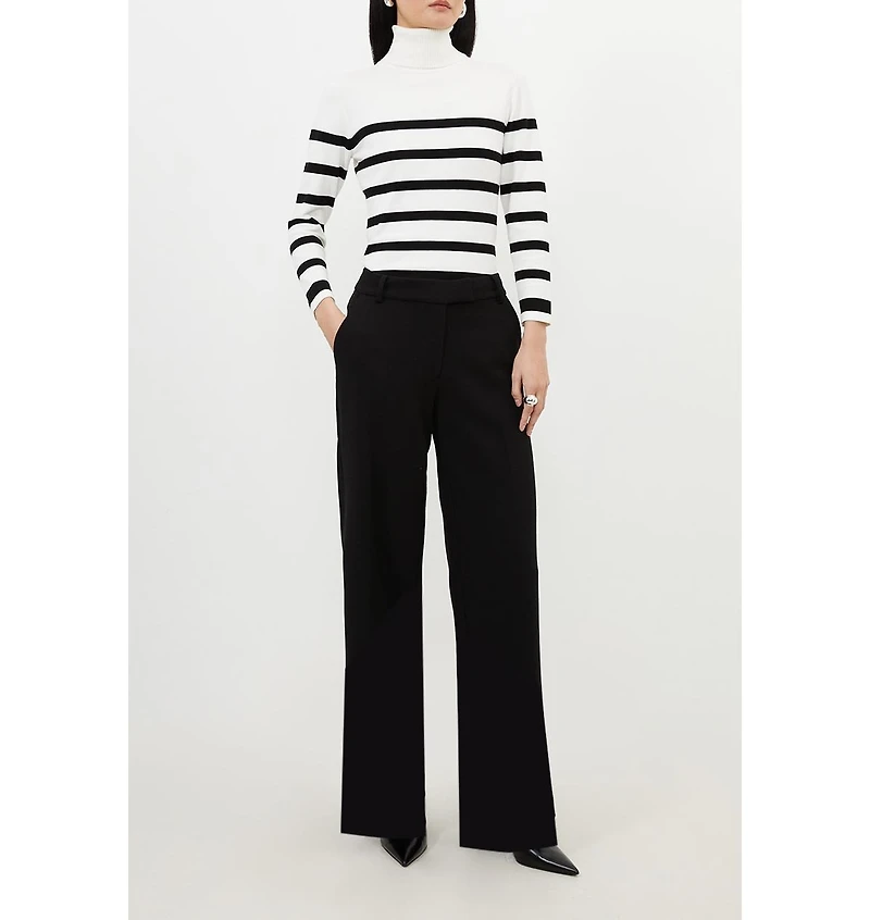 Karen Millen Women's Petite Tailored Straight Leg Pants