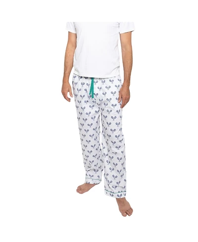 Sant and Abel Men's Hepburn Gingham Mint Pj Pants