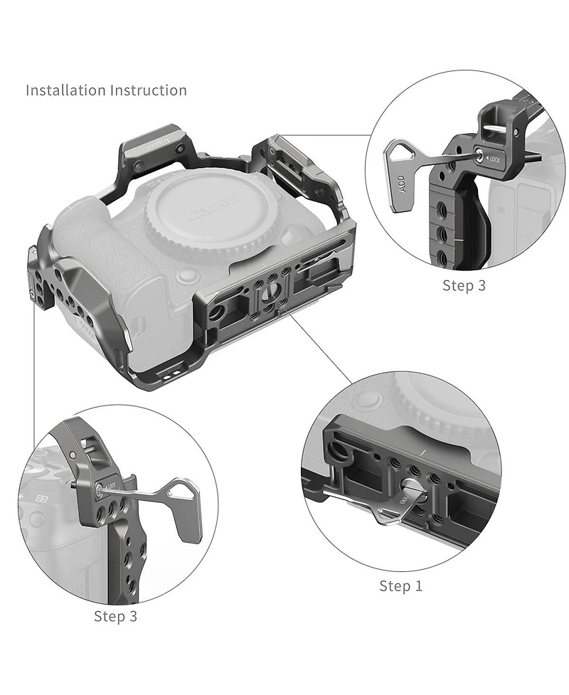 SmallRig HawkLock Quick Release Cage for Canon Eos R5 Mark Ii