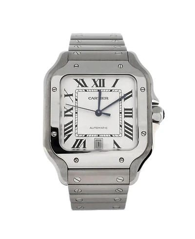 Pre-Owned Cartier Santos de Cartier Automatic Watch in Stainless Steel 40mm