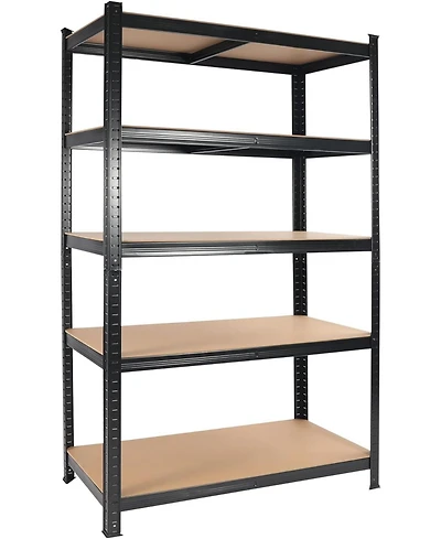 71 Inch Heavy Duty Garage Shelves 2000LBS Capacity 5-Tier Adjustable Storage Rack