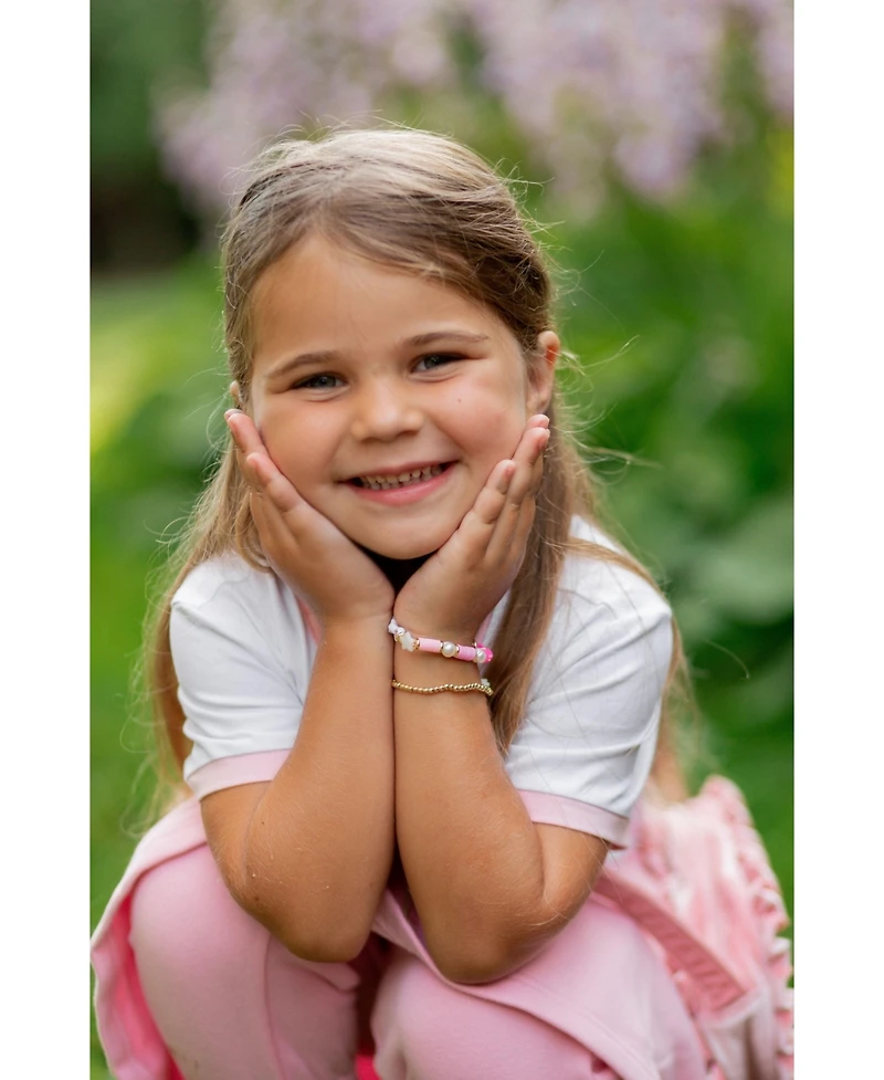 Bits & Bows Girls Dance Bracelet in Pink