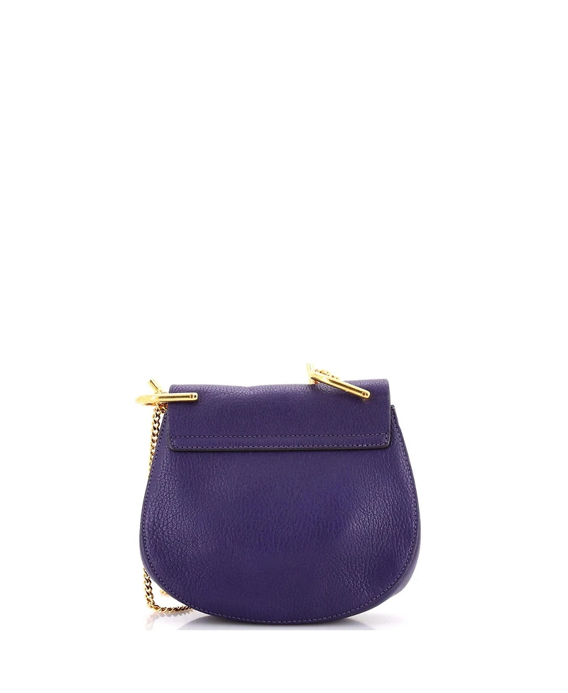 Pre-Owned Chloe Mini Drew Crossbody Bag Leather