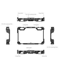 SmallRig Cage Kit with Sunhood and Screen Protector for Atomos Shinobi Ii Monitor