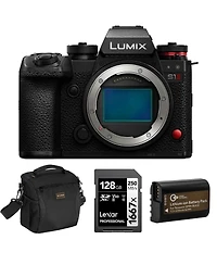 Panasonic Lumix S1 Ii Mirrorless Camera + V60 Sd Card, Extra Battery & Shoulder Bag