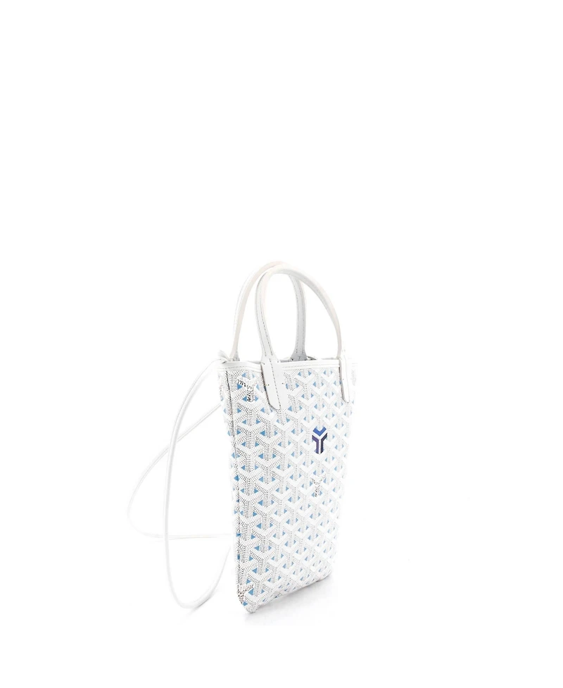 Pre-Owned Goyard Mini Poitiers Tote Claire Voie Coated Canvas
