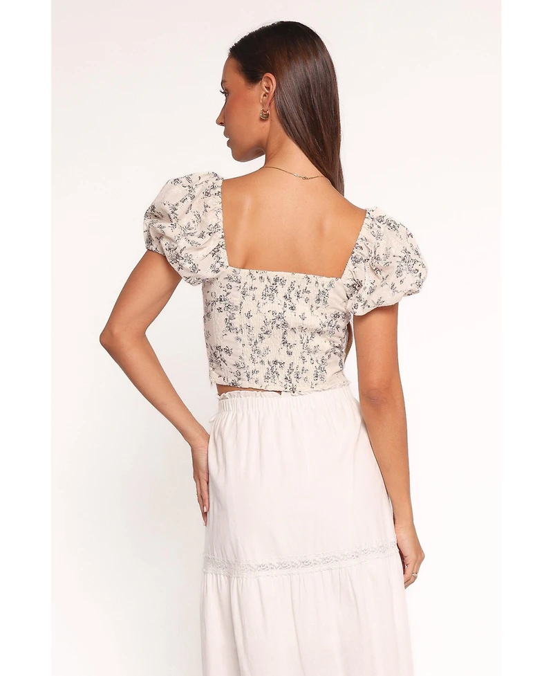 Petal and Pup Women's Monira Top - Brown Ivory Xl