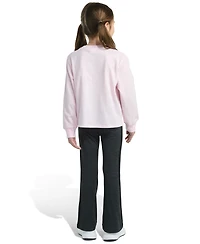 adidas Toddler and Little Girls 2-Piece Long-Sleeve Graphic T-Shirt & Flare Pants Set
