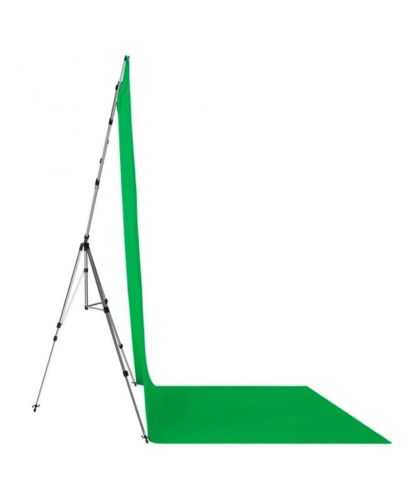 Westcott 8x13' X-Drop Pro Backdrop Kit with Stand, Chroma-Key Green Screen Sweep