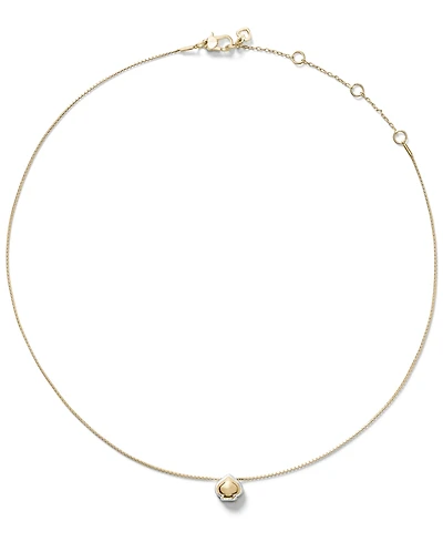kate Spade new york Two-Tone Sculpted Mini Pendant Necklace
