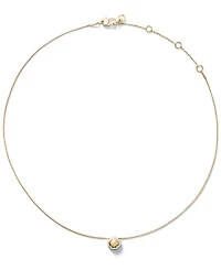 kate Spade new york Two-Tone Sculpted Mini Pendant Necklace
