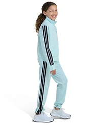 Adidas Big Girls S-xl Two Piece Event Tricot Full-Zip Jacket and Joggers Set