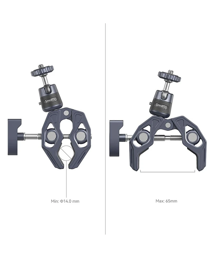 SmallRig Super Clamp with Ball Head Mount for Action Camera
