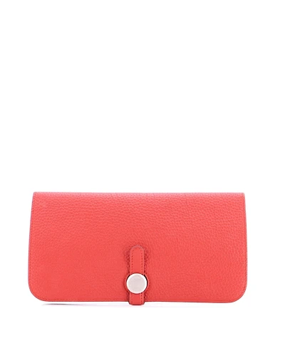 Pre-Owned Hermes Dogon Recto Verso Wallet Leather