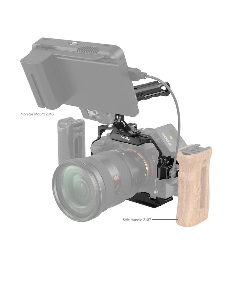 SmallRig 3668B Basic Cage Kit for Sony Alpha 7R V/7 Iv/7S Iii