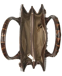 Brahmin Rosetta Melbourne Medium Leather Satchel Bag