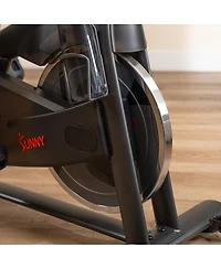 Sunny Health & Fitness Active 200 Smart Exercise Bike w/Pulse Sensor, Indoor Cardio Cycling Machine w/Adjustable Handlebar & Seat for Cardio Cycle Tra