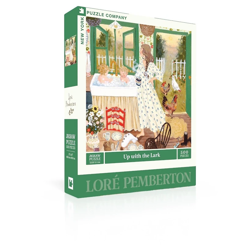 New York Puzzle Company Up with the Lark 500 Piece Puzzle