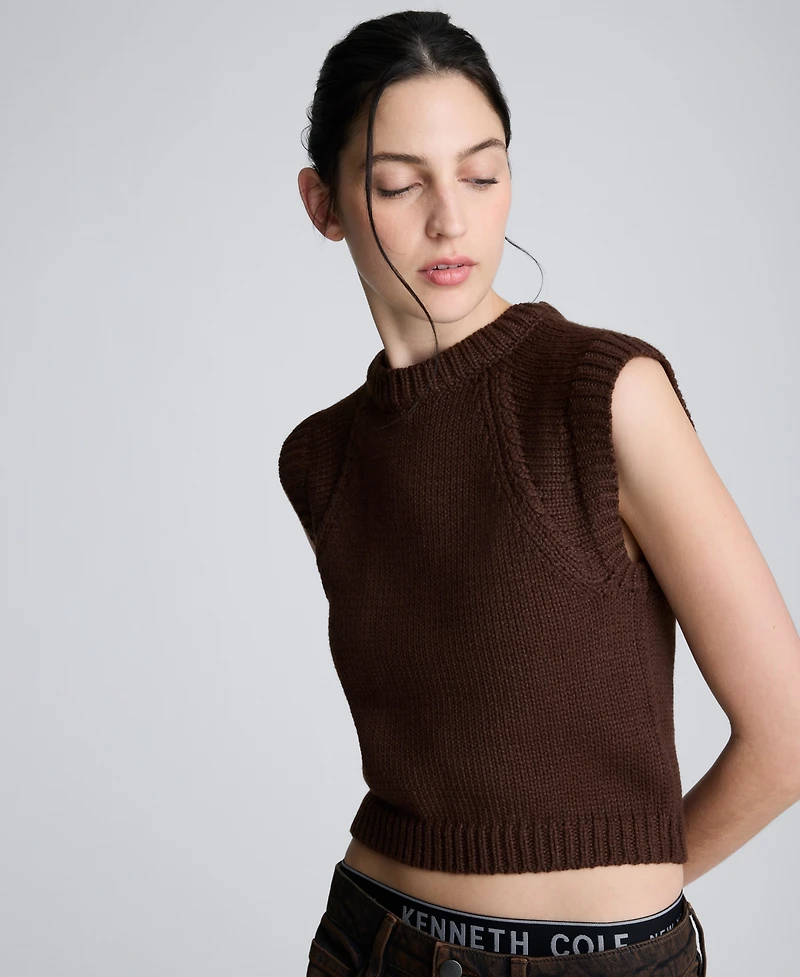 Kenneth Cole Crewneck Sleeveless Sweater Vest