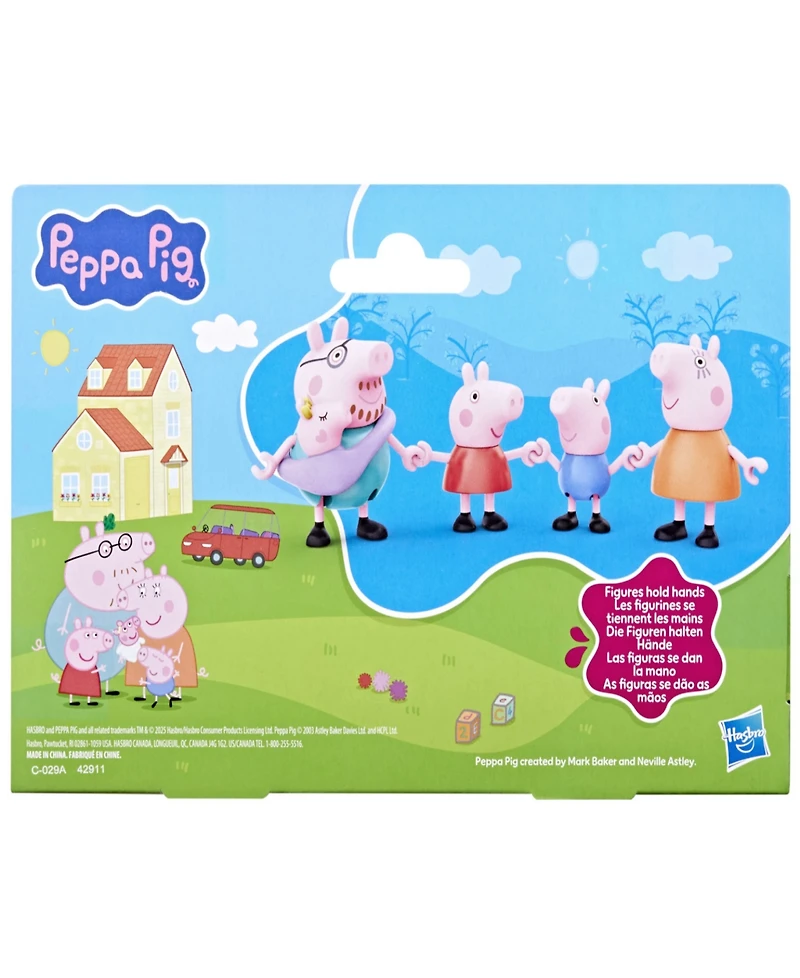 Peppa Pig Peppa's Family of Five Figure Set