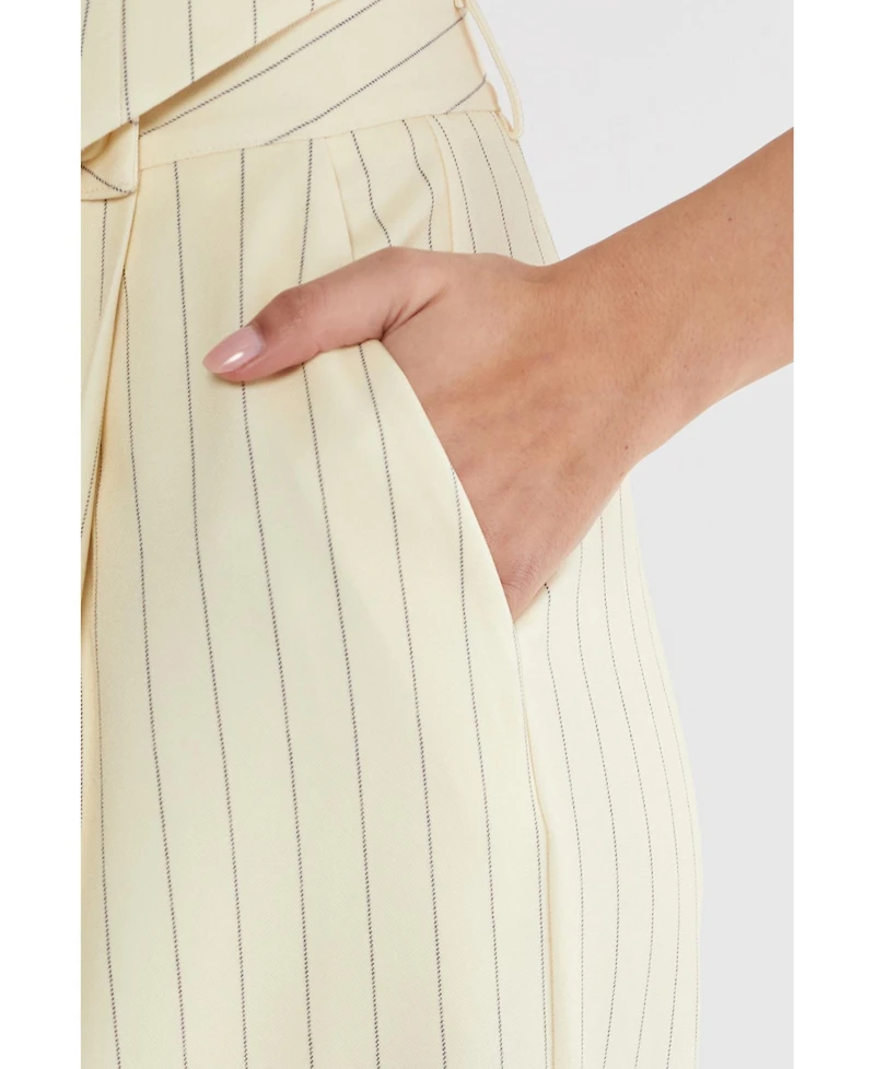 Nasty Gal Women's Pinstripe Tailored Pants