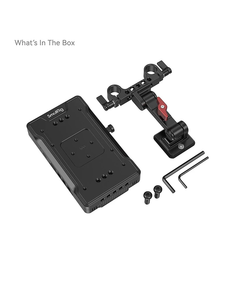 SmallRig 3204B Advanced V-Mount Battery Adapter Plate with Adjustable Arm