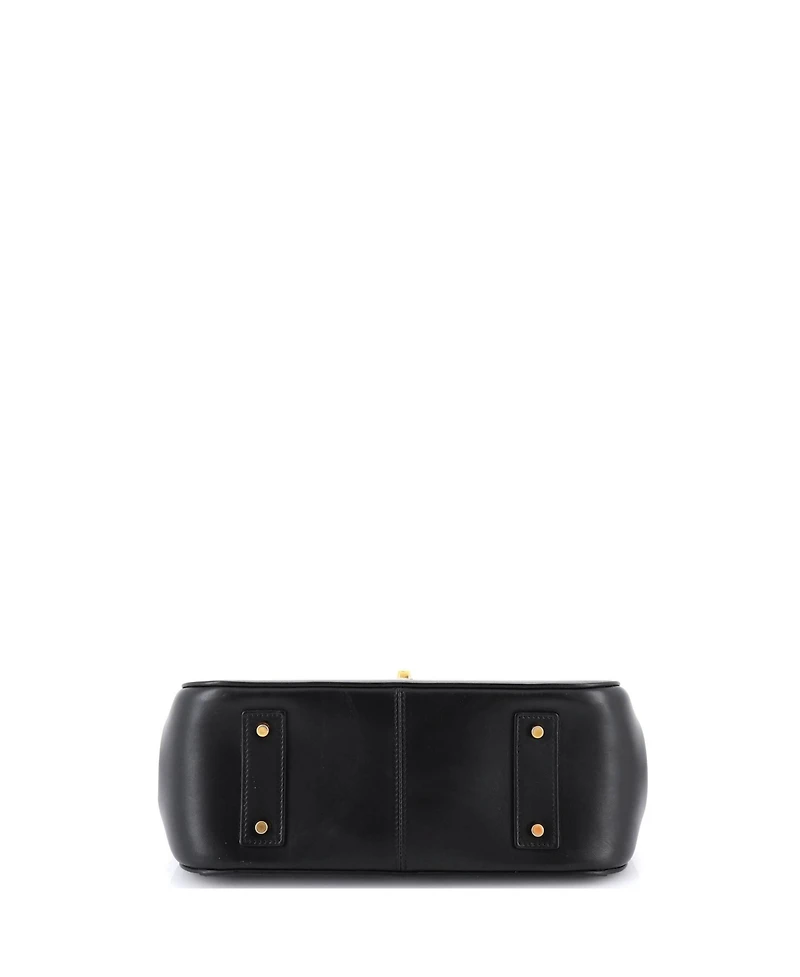 Pre-Owned Versace Medium Virtus Top Handle Bag Leather