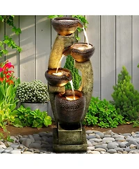 SunJet 39.3" H Modern Outdoor Fountain