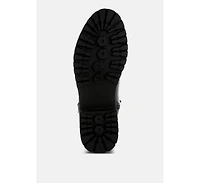 Antorin Chunky Buckle Detail Ankle Boots Women
