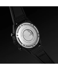 Vincero Graphite The Altitude Pilot Watch with Dual Time Zone & Nylon Strap