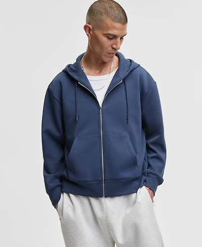 Mode of One Men's Full-Zip Scuba Knit Hoodie, Macy's Exclusive