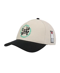 Demon Slayer Kanji White A-Frame Snapback Hat