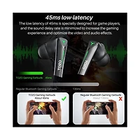 Tozo G1S Gaming Pods Bluetooth Wireless Low Latency Earbuds - Black
