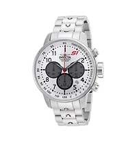 Invicta Men's 23083 S1 Rally Quartz Chronograph Silver, Grey Dial Watch