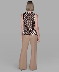 Karl Lagerfeld Paris Women's Sleeveless Top