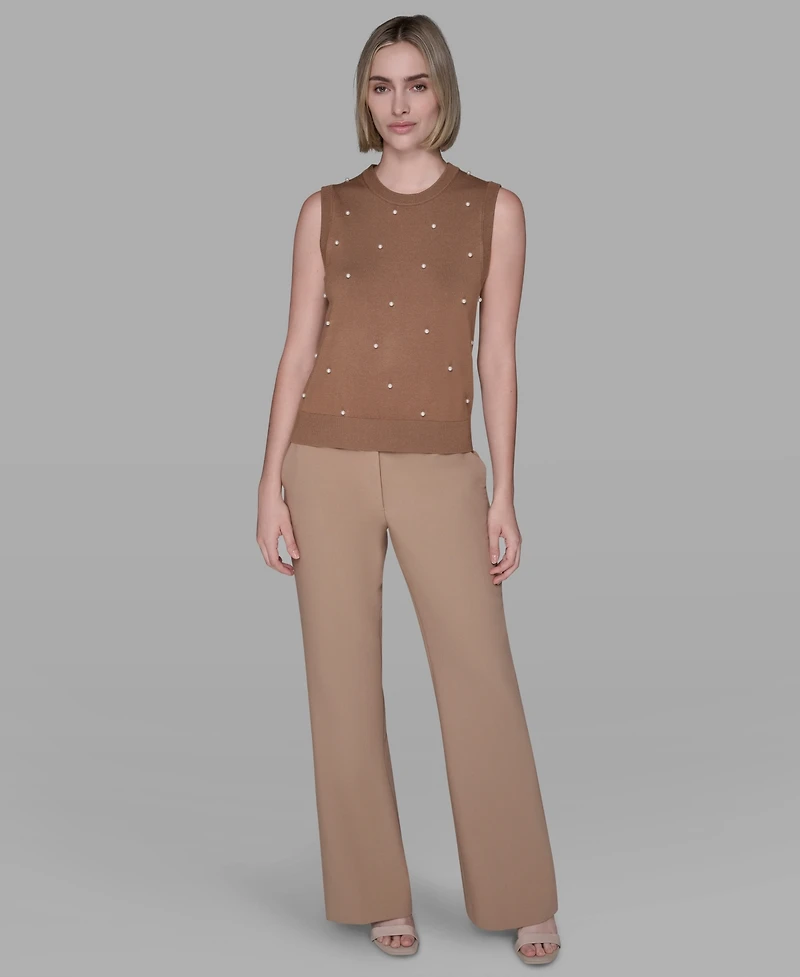 Karl Lagerfeld Paris Women's Round Neck Top