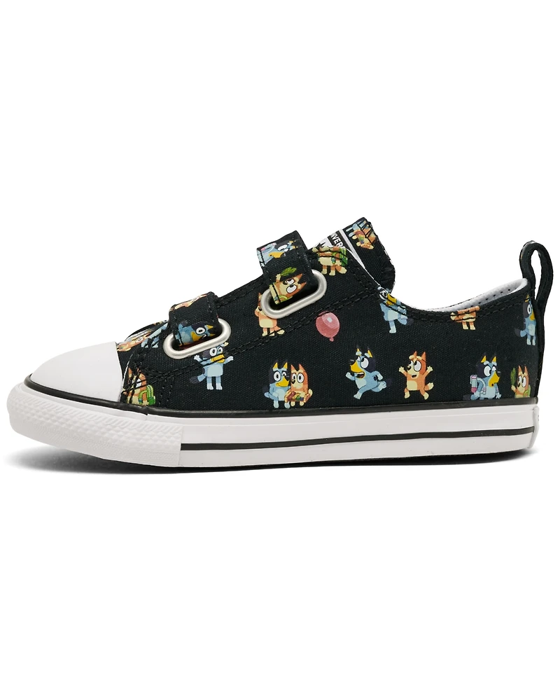 Converse Toddler Kid's Bluey Chuck Taylor All Star 2V Stay-Put Closure Strap Low Top Casual Sneakers from Finish Line