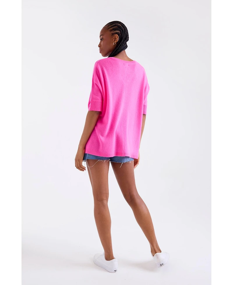 1982 Women's Venetia Vee V-Neck Cashmere Sweater