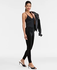 I.n.c. International Concepts Women's Velvet Skinny Pants, Macy's Exclusive