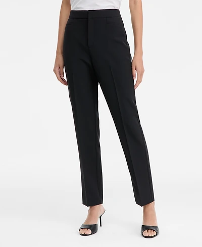 I.n.c. International Concepts Women's High-Rise Straight-Leg Pants, Macy's Exclusive