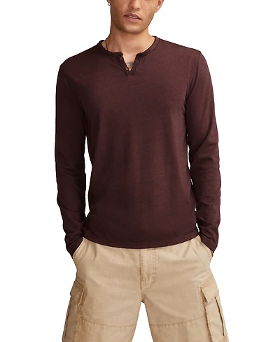 Lucky Brand Men's Venice Burnout Long Sleeve T-Shirt