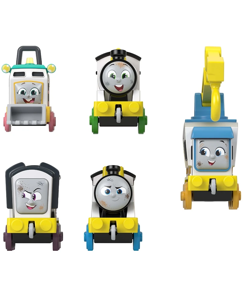 Thomas & Friends Construction Crew 5-Piece Diecast Metal Toy Train and Vehicle Set
