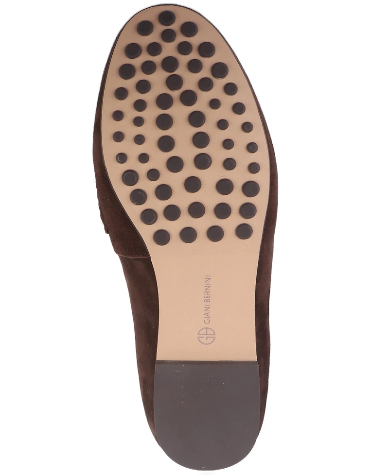 Giani Bernini Women's Beckhamm Leather Tailored Loafers, Created for Macy's