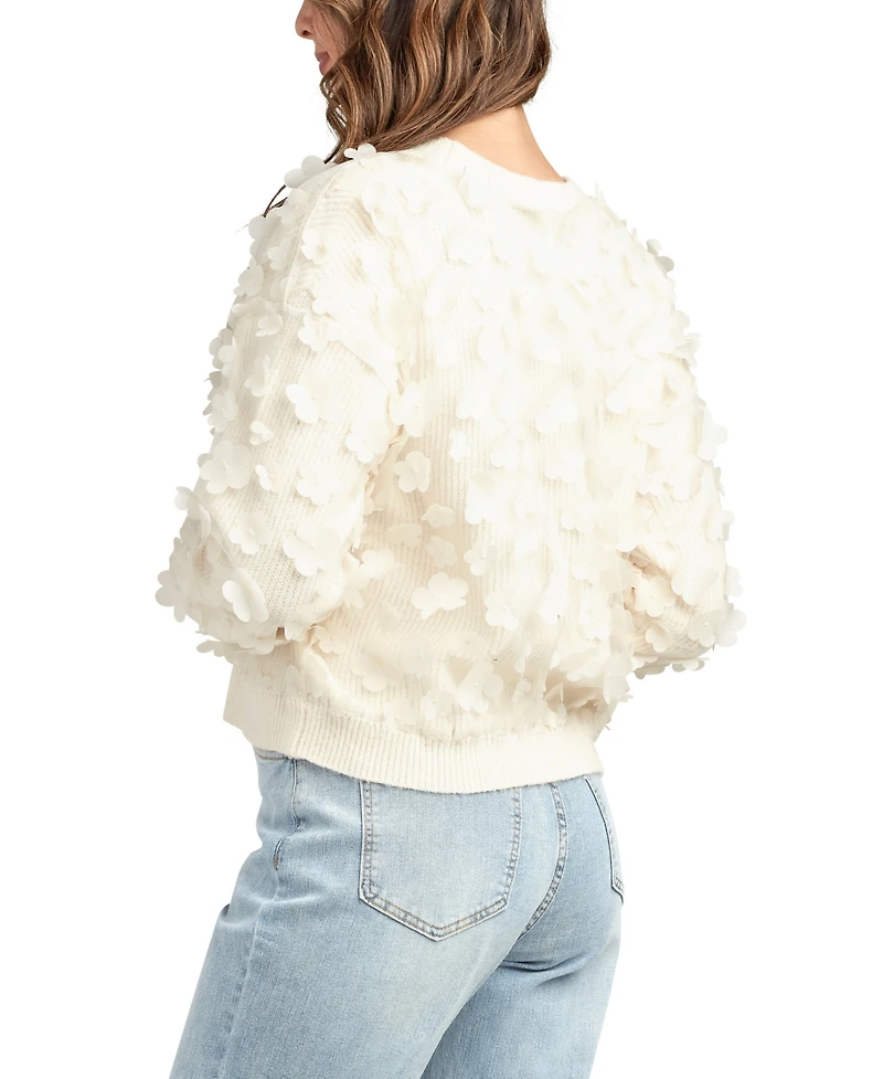 Bcx Juniors' Cropped Long Sleeve Sweater